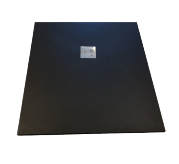 Composiet douchebak Solid Eco 90x120cm Leisteen Zwart Ral9005