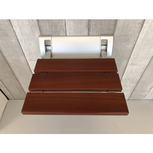 Douchestoel Teak met aluminium frame