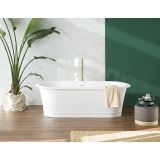 Solid Surface ligbad Classic 180x88cm wit mat