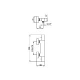 Thermostatische opbouwkraan Kala