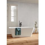 Vrijstaand ligbad Heron 165x70cm wit Solid Surface