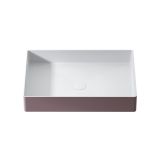 Solid Surface opbouw waskom volga 58x37cm mat wit