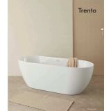 Acryl ligbad Trento 150x75cm mat wit